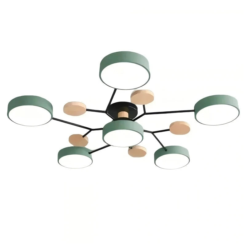 Plafoniera a LED circolare moderna in acrilico nordico