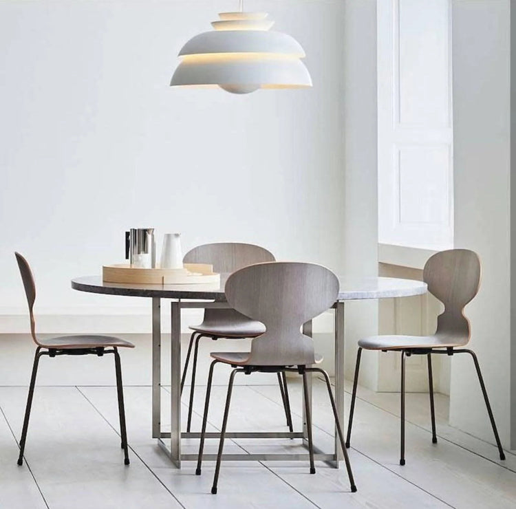 Stylish Sculptural Aluminum Pendant Light