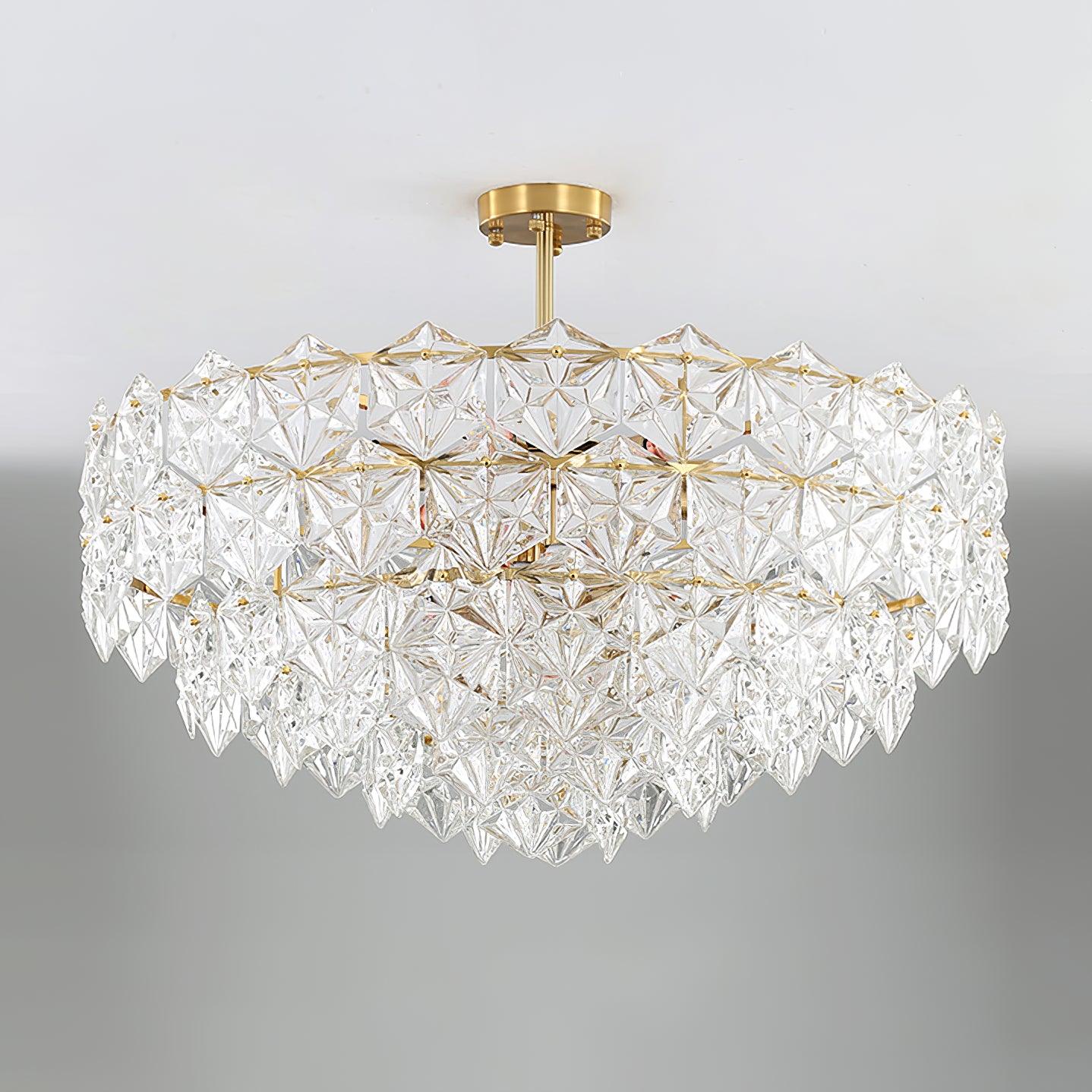 Lampadario di cristallo del gelo