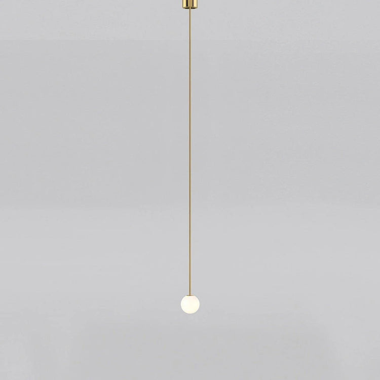 Minimalistisk sfære messing pendel