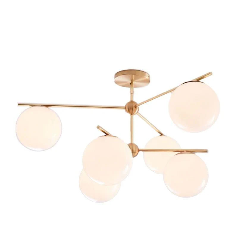 Lampadario a stelo orbitale
