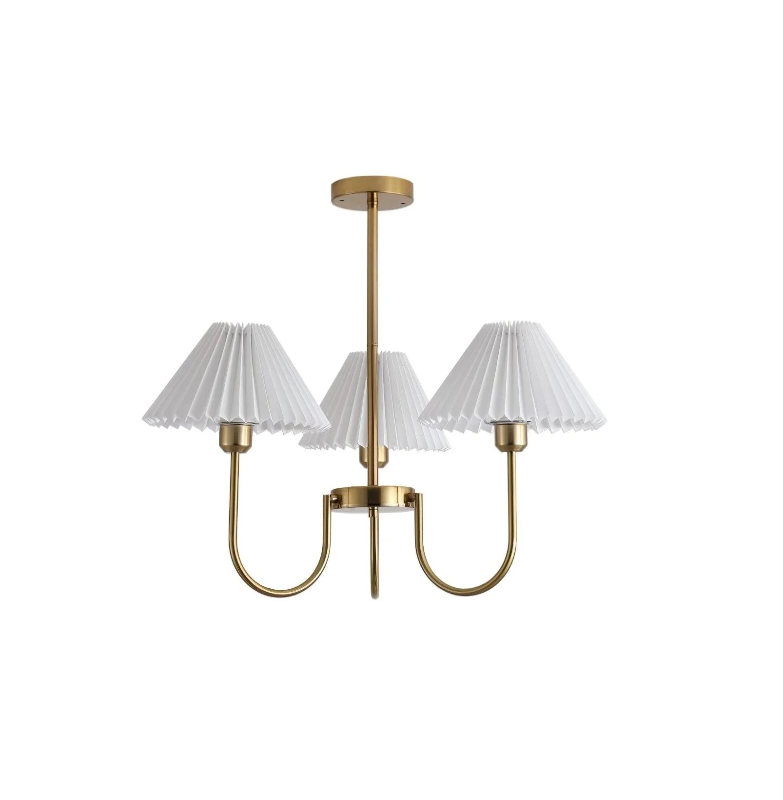 Lampadario plissettato Aurelle