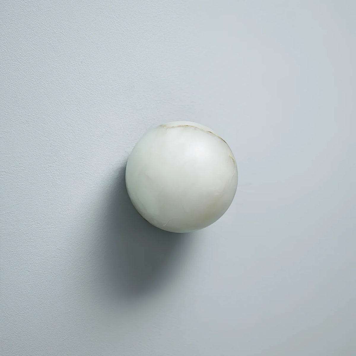 Alabaster Globe Wall Light