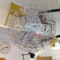 Silver Luster Ball Pendant Light