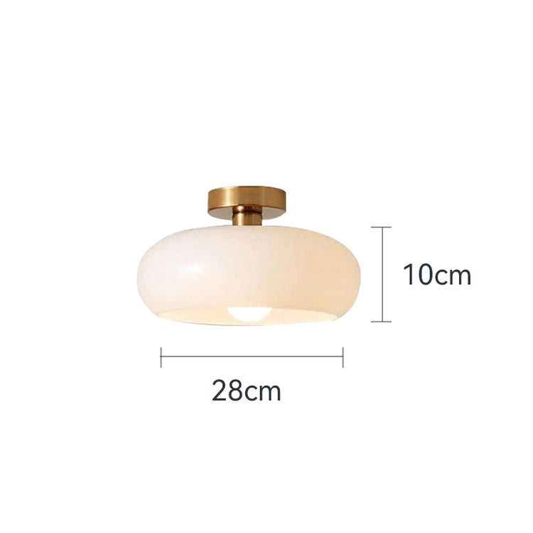 Glarefusion Creative Simple Persimmon Shape Pendant Light