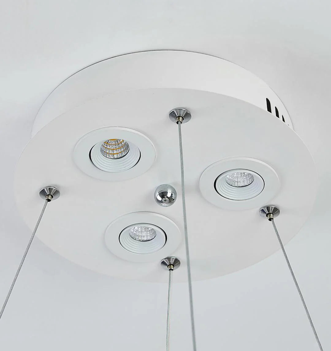 Suspension Plume Arrondie Tendance