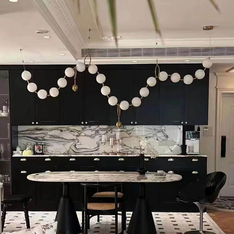 Elegant smykkeglas pendellampe