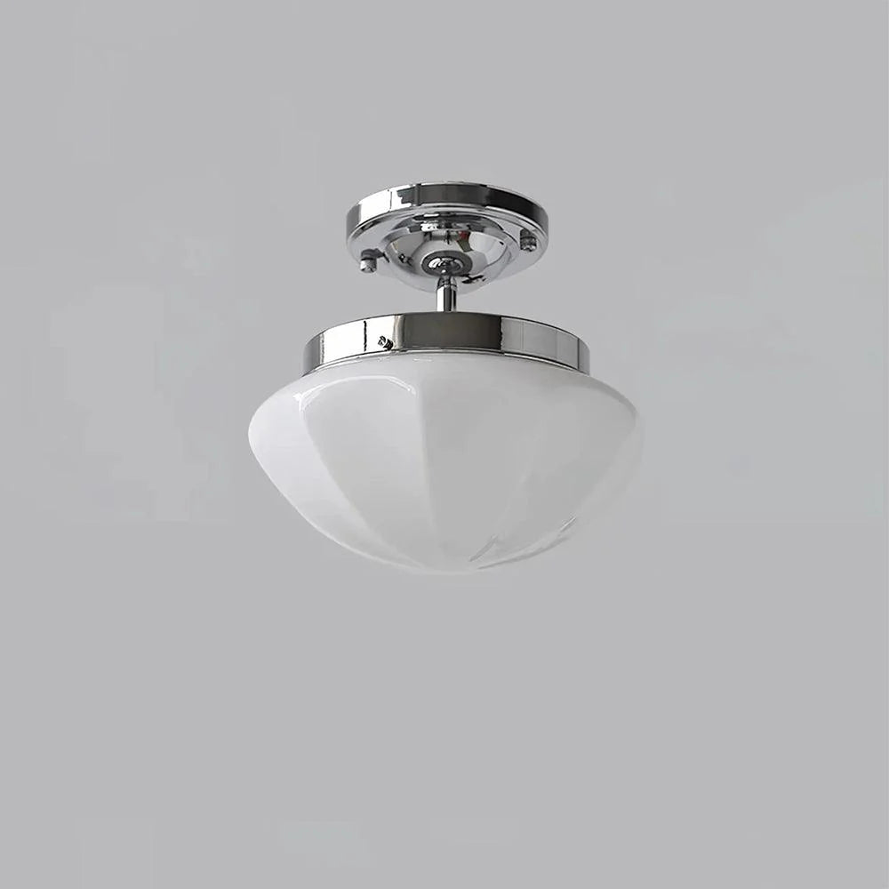 Elegant Sleek Dome Glass Ceiling Lamp