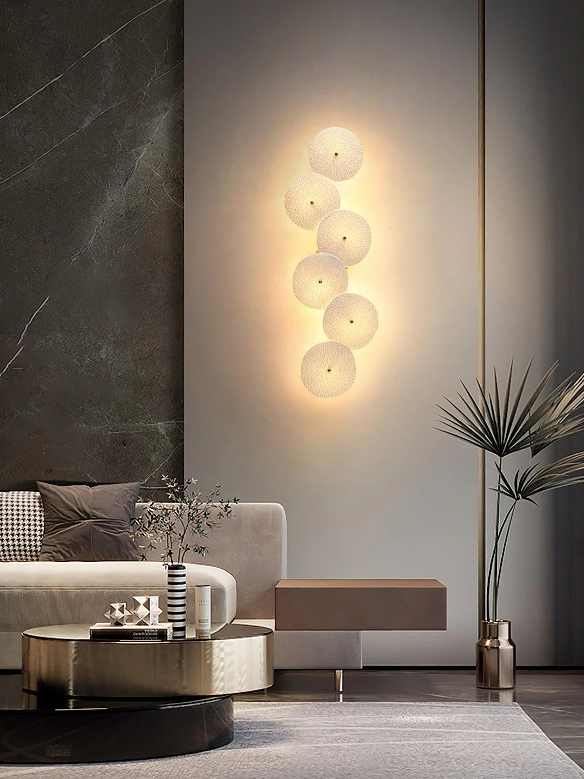 Lotus Bloom Wall Sconce