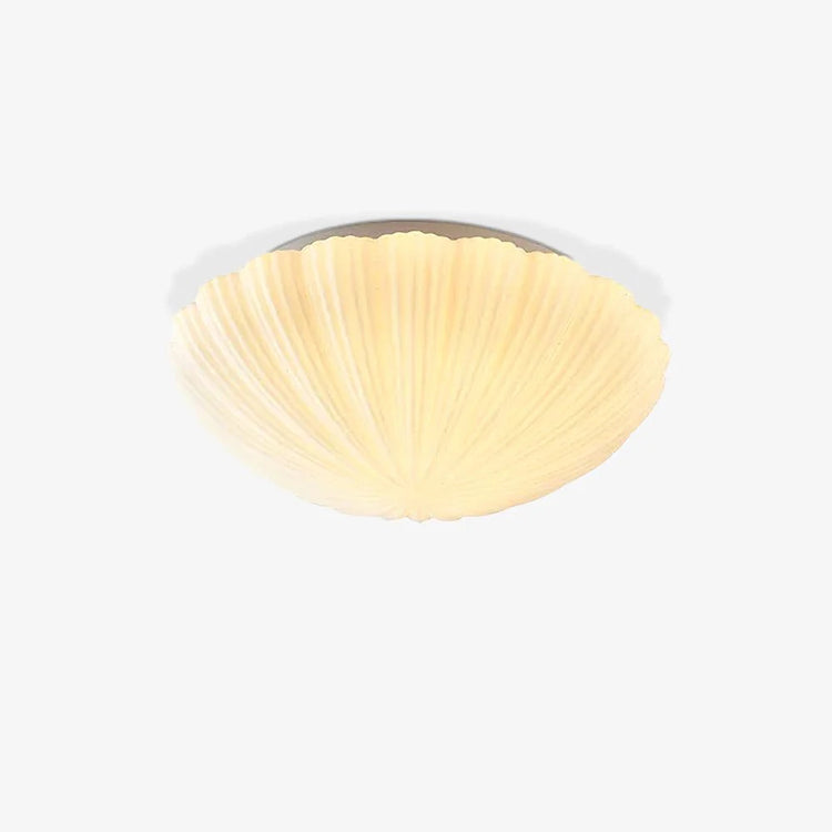Trendy rund skal glasloftslampe