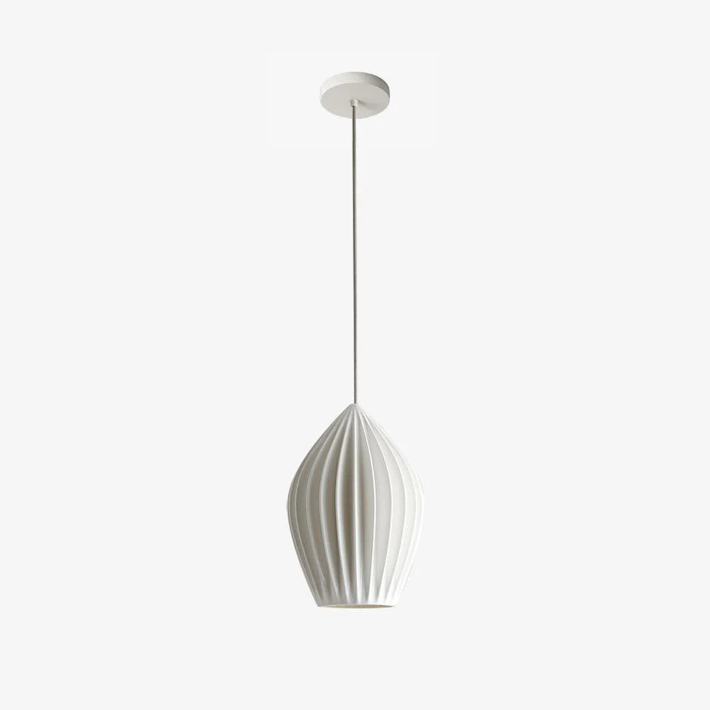 Suspension tendance en céramique ovale arrondie