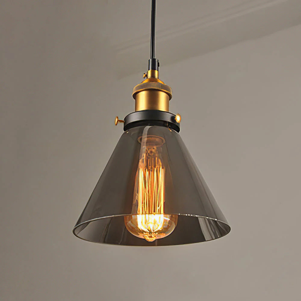 Scandinavian Transparent Glass Pendant Light