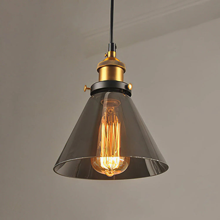 Scandinavian Transparent Glass Pendant Light