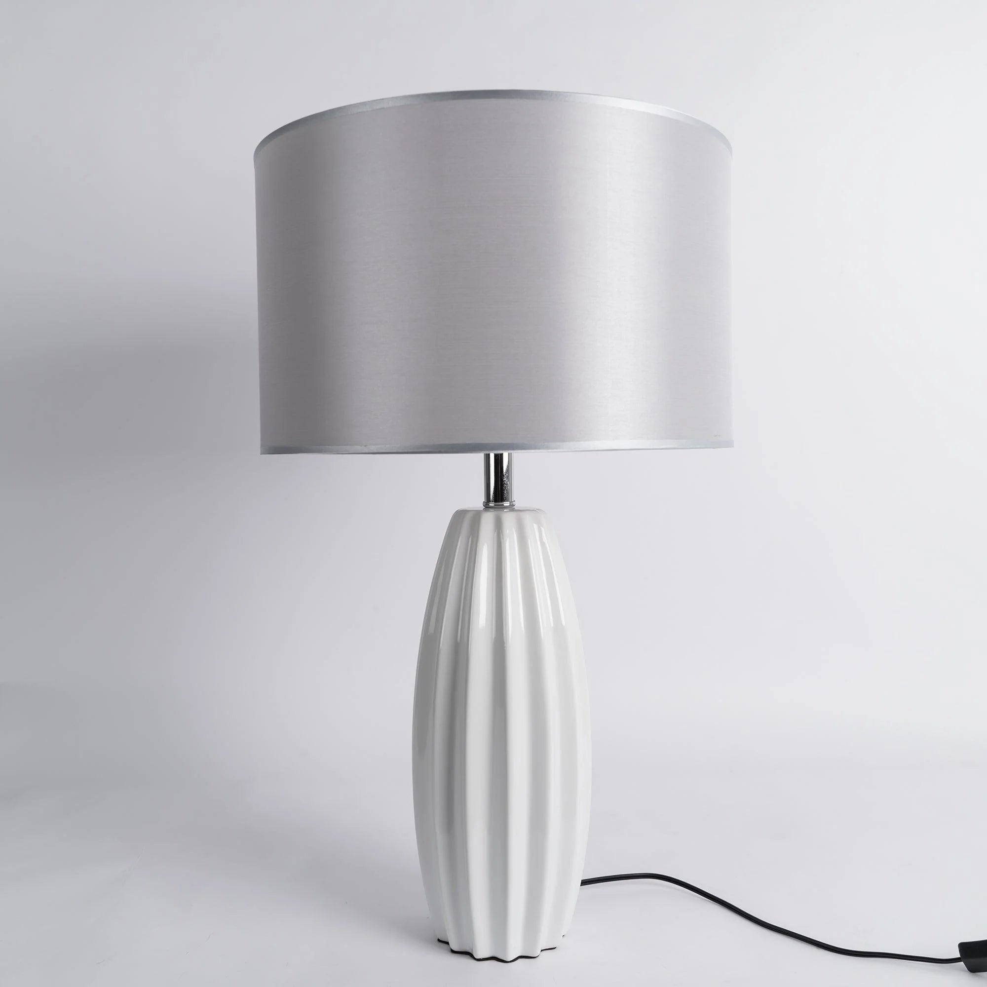 Modern Drum Ceramic Table Lamp