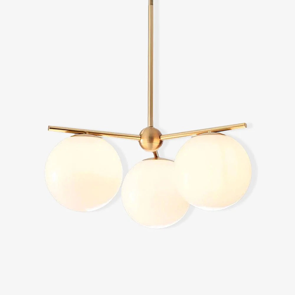 Lampadario a stelo orbitale