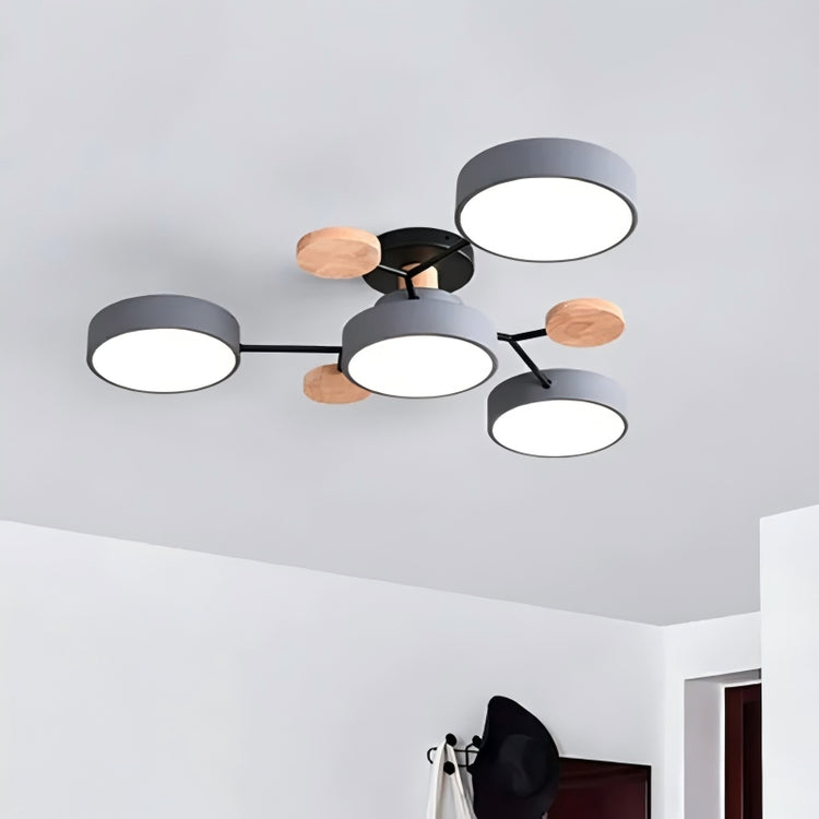 Nordic Modern Circular Acryl LED Loftslampe