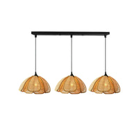 Rattan Blossom Pendant Light