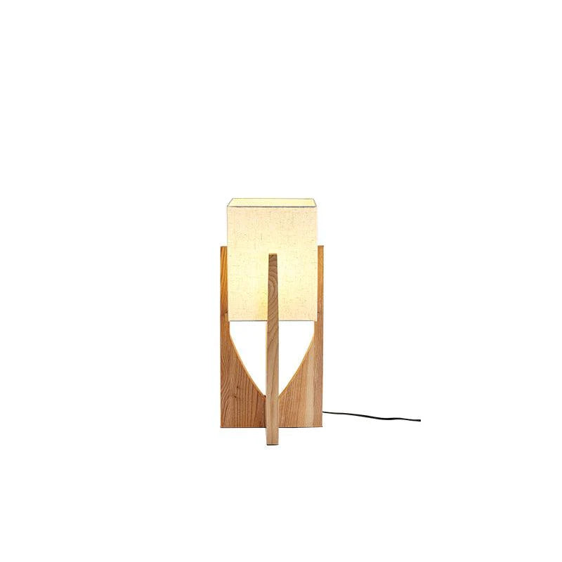 Lampadaire rustique en tissu en forme de U