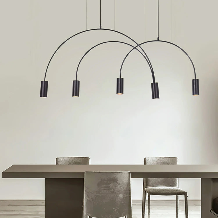 Minimalist Arc Iron Pendant Light