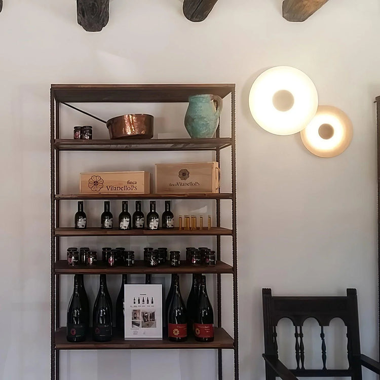 Moderne Disc-lignende Ironwork Wall Light