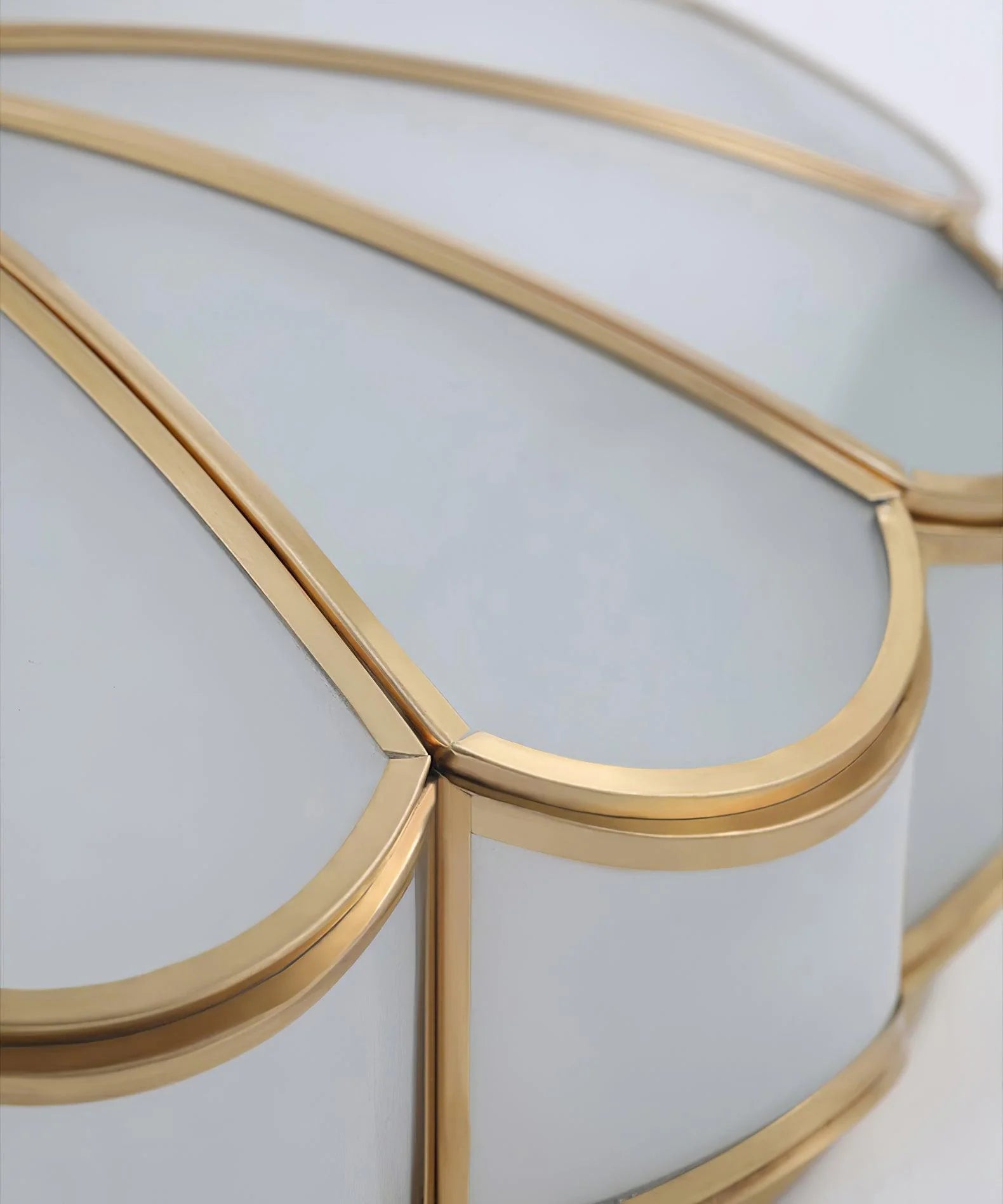 Elegant FloraBeam Glass Ceiling Light