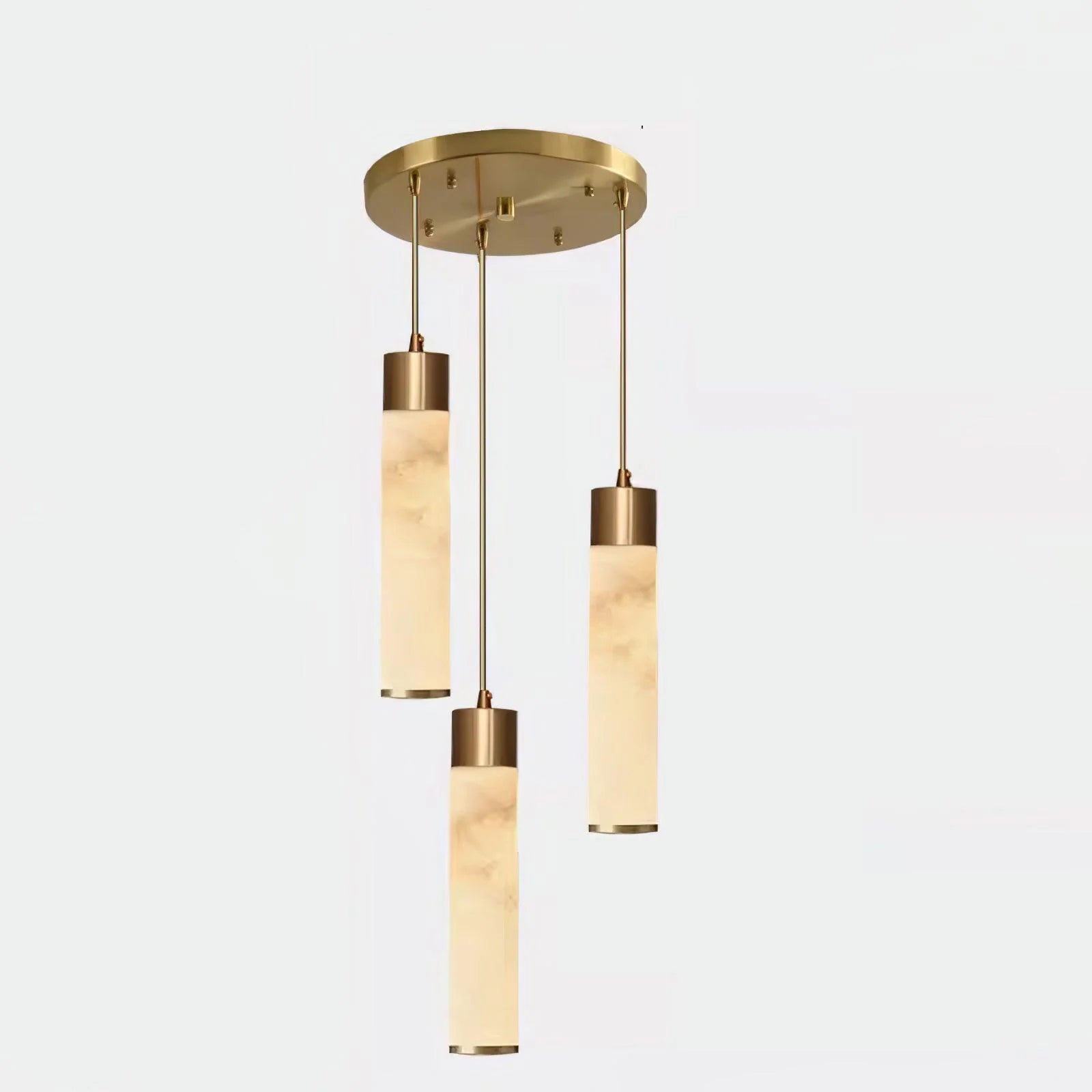 Lampada a sospensione Sol in ottone