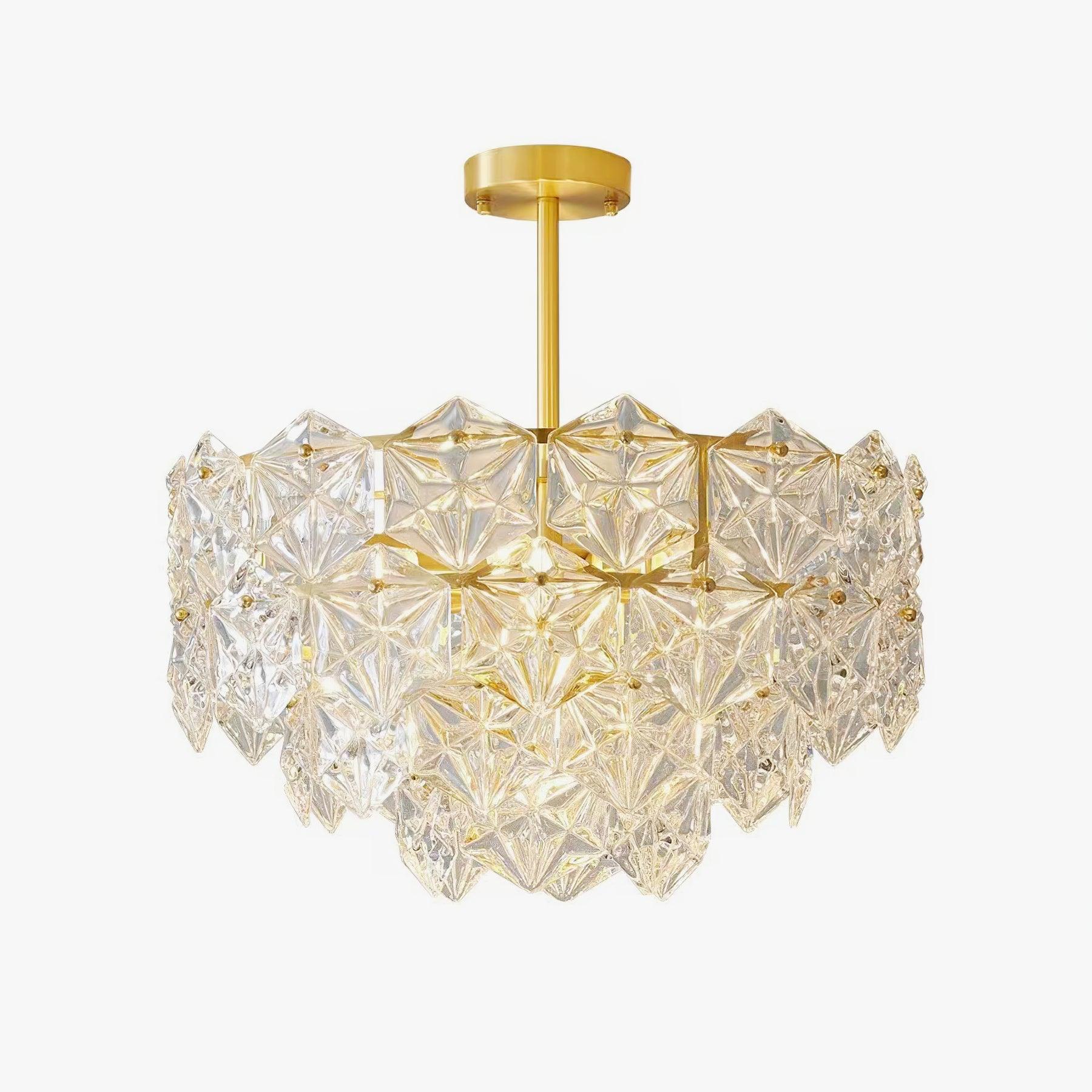 Lampadario di cristallo del gelo