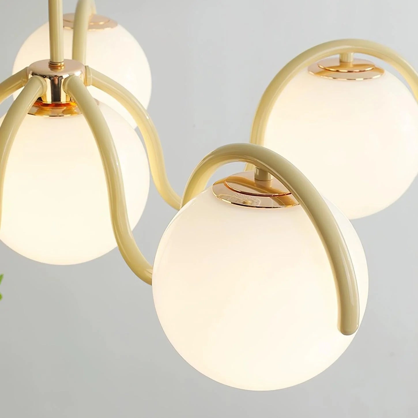 Lampadario a lampada lineare CurvaLuxe