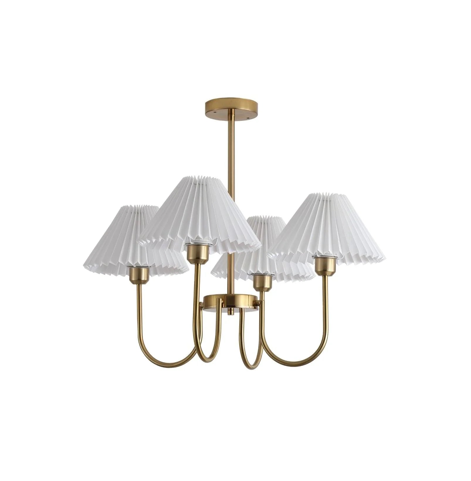 Lampadario plissettato Aurelle