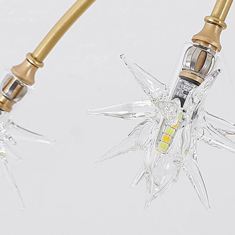 Opulent Star-Globe glass Ceiling Light