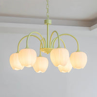 Lampadario di soggiorno minimalista moderno color crema