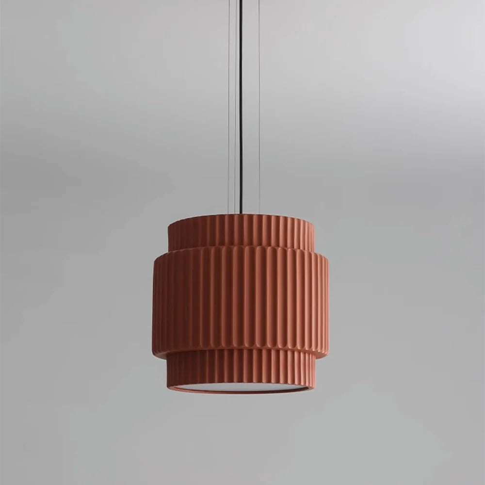 Suspension Bauhaus ronde moderne en résine