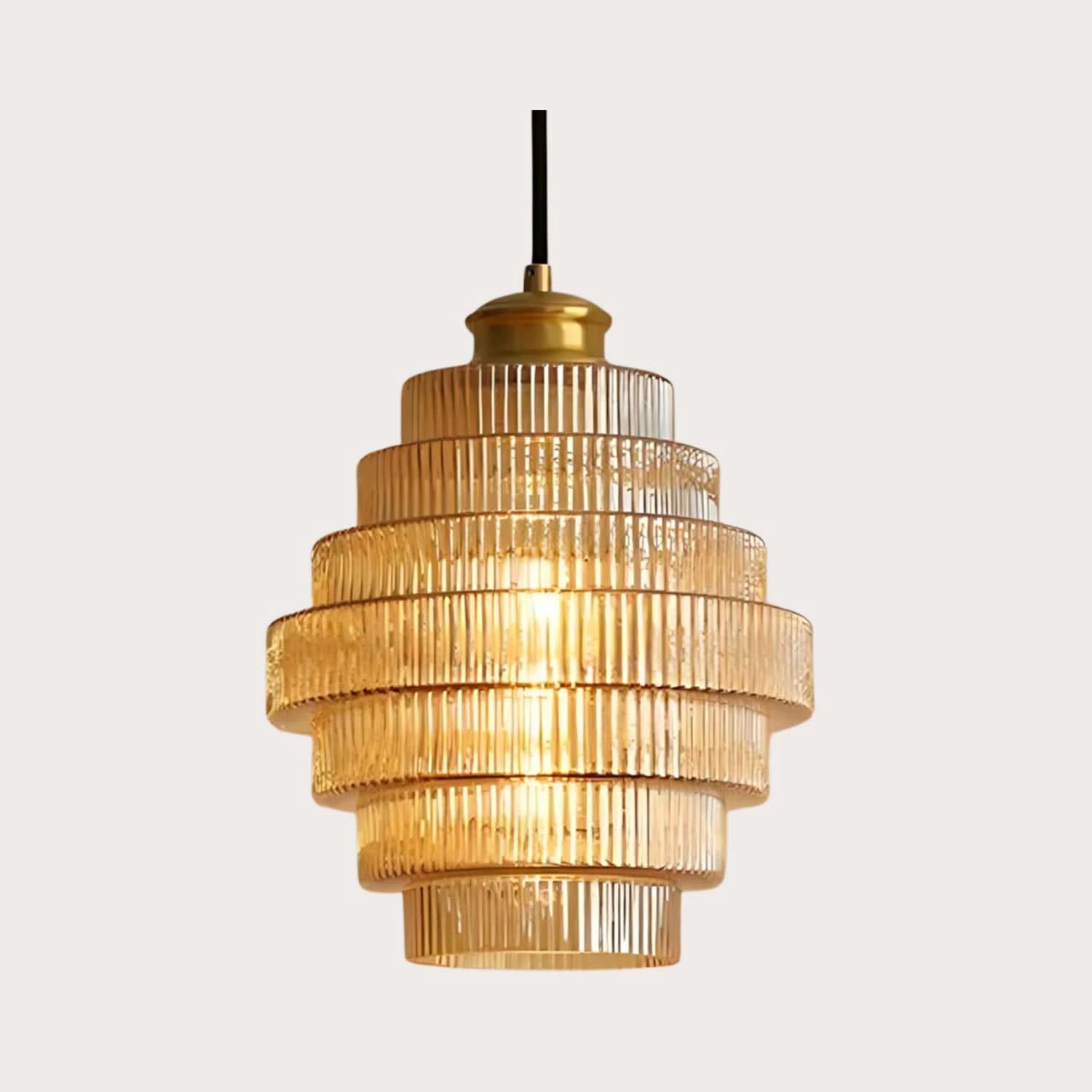 Lampada a sospensione moderna in vetro creativo Glarefusion