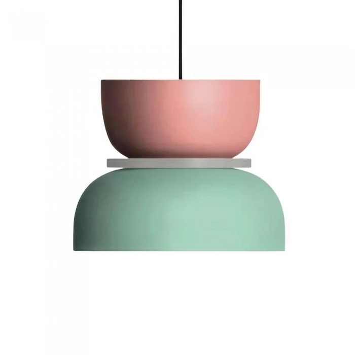 Glarefusion Nordic Simple Macaron Acrylic Chandelier