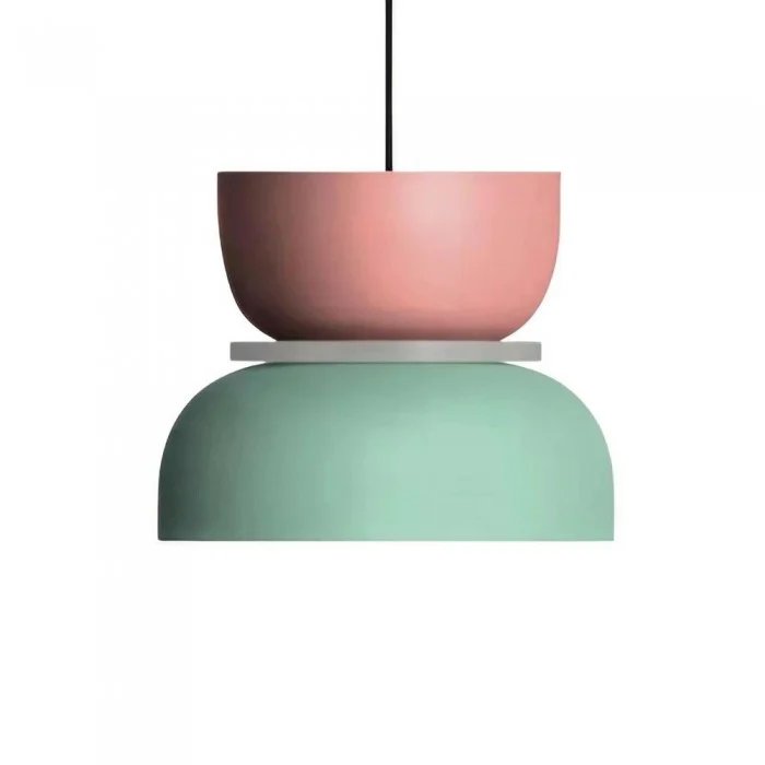 Lampadario in acrilico Macaron semplice nordico Glarefusion
