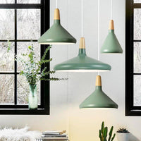 Levendige kegel modern hanglamp