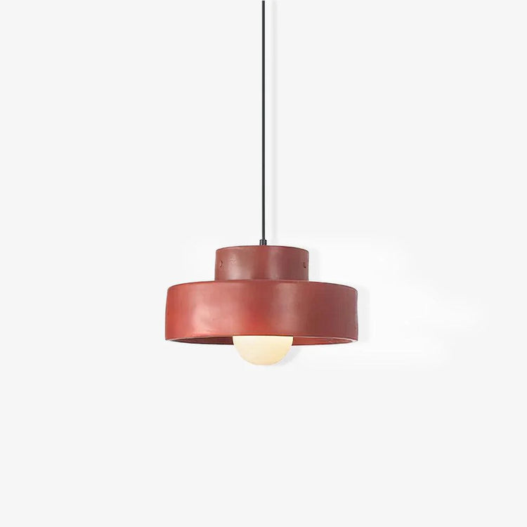 Contemporary Circle Resin Pendant Light