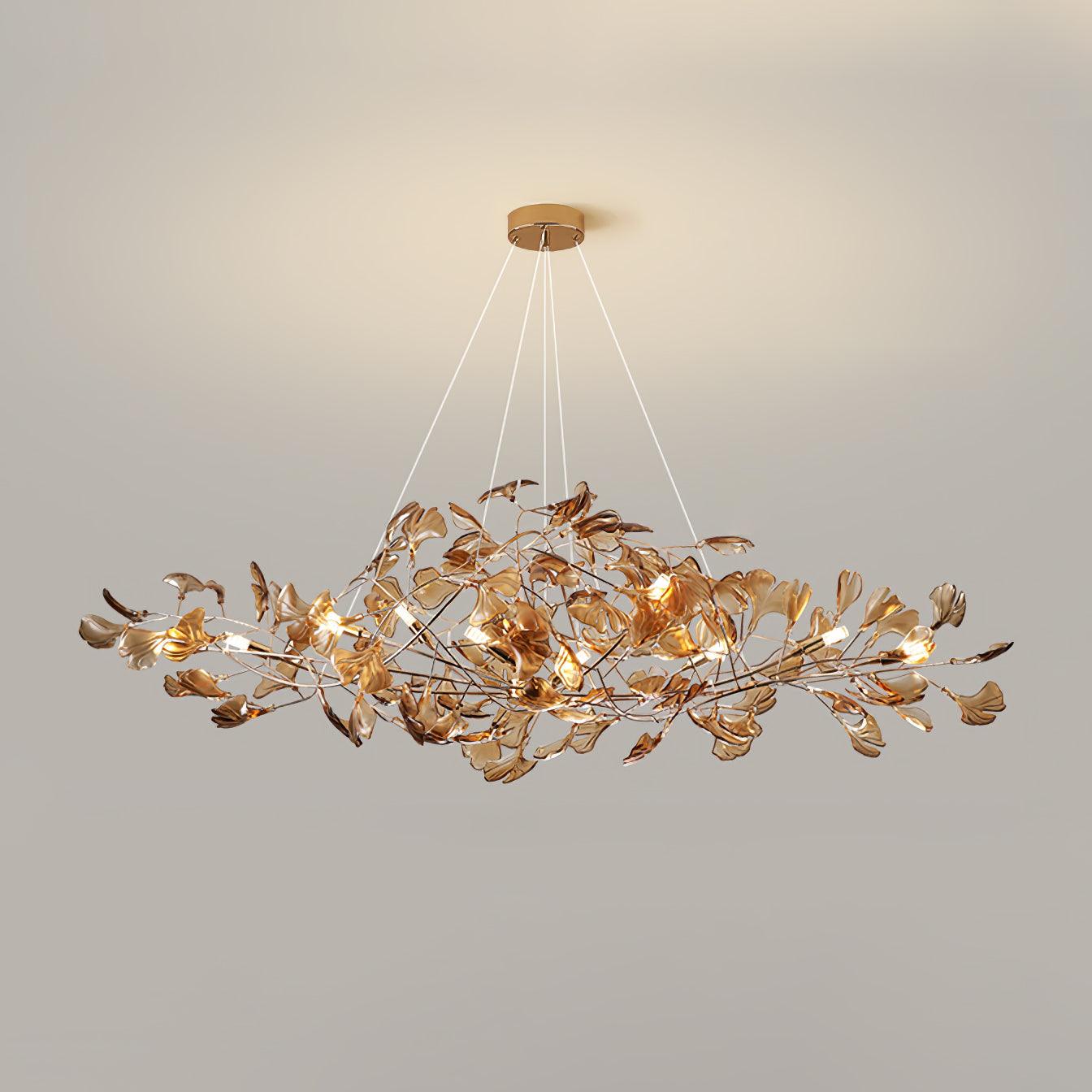 Lampadario in acrilico Auraleaf