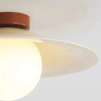 Cream Iron Hallway Ceiling Fixture