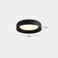 Black Flush Mount LED Ceiling Light