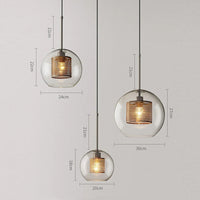 Contemporary Chiswick Glass Pendant Light