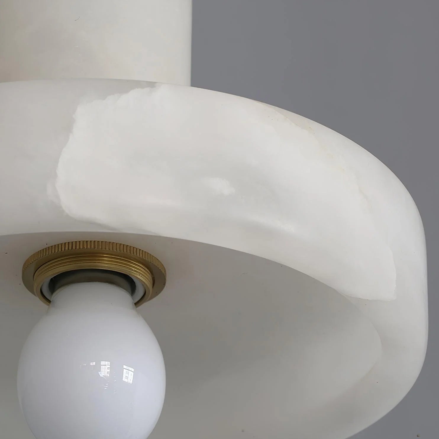 Lampe à suspension ronde moderne en marbre