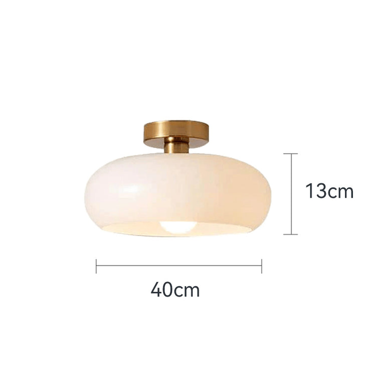 Glarefusion Creative Simple Persimmon Shape Pendant Light