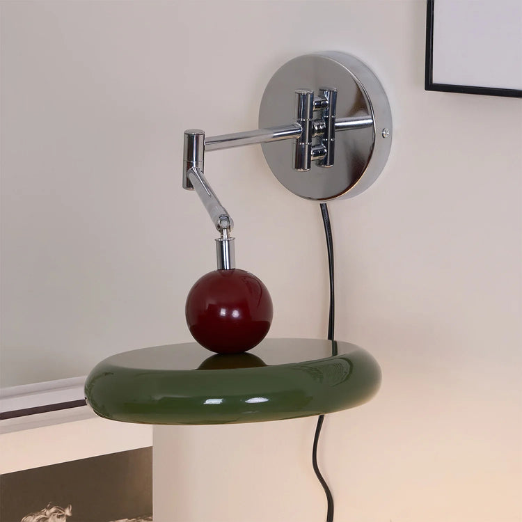 Retro Discoid metal væglampe