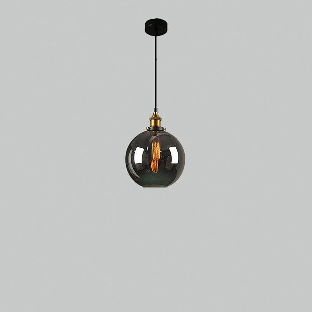 Scandinavian Transparent Glass Pendant Light
