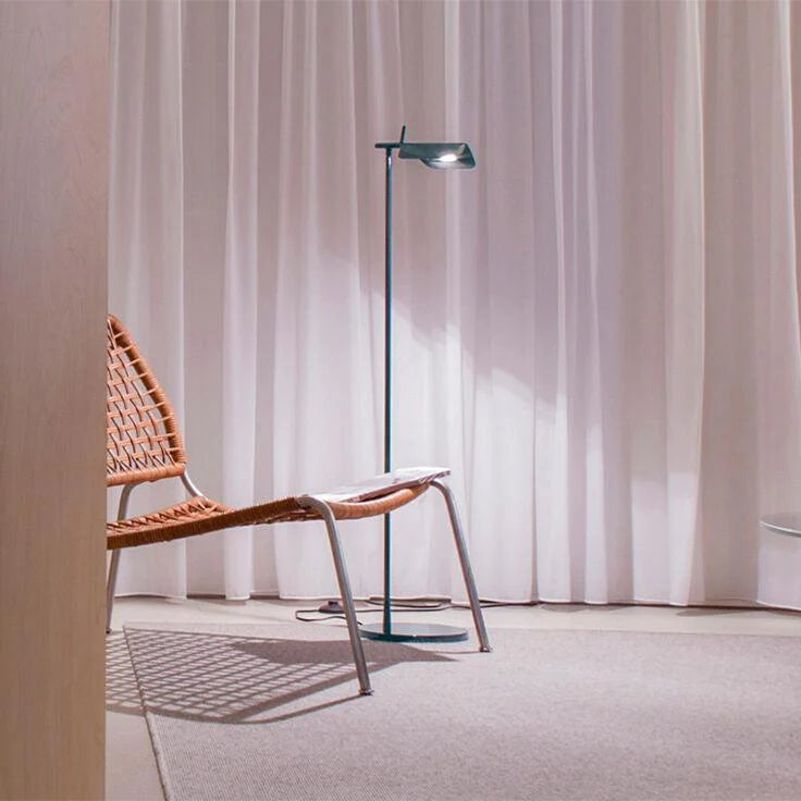 Moderne Streamline Steel Gulvlampe