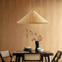 Boho Farmhouse Wicker Pendant Lighting