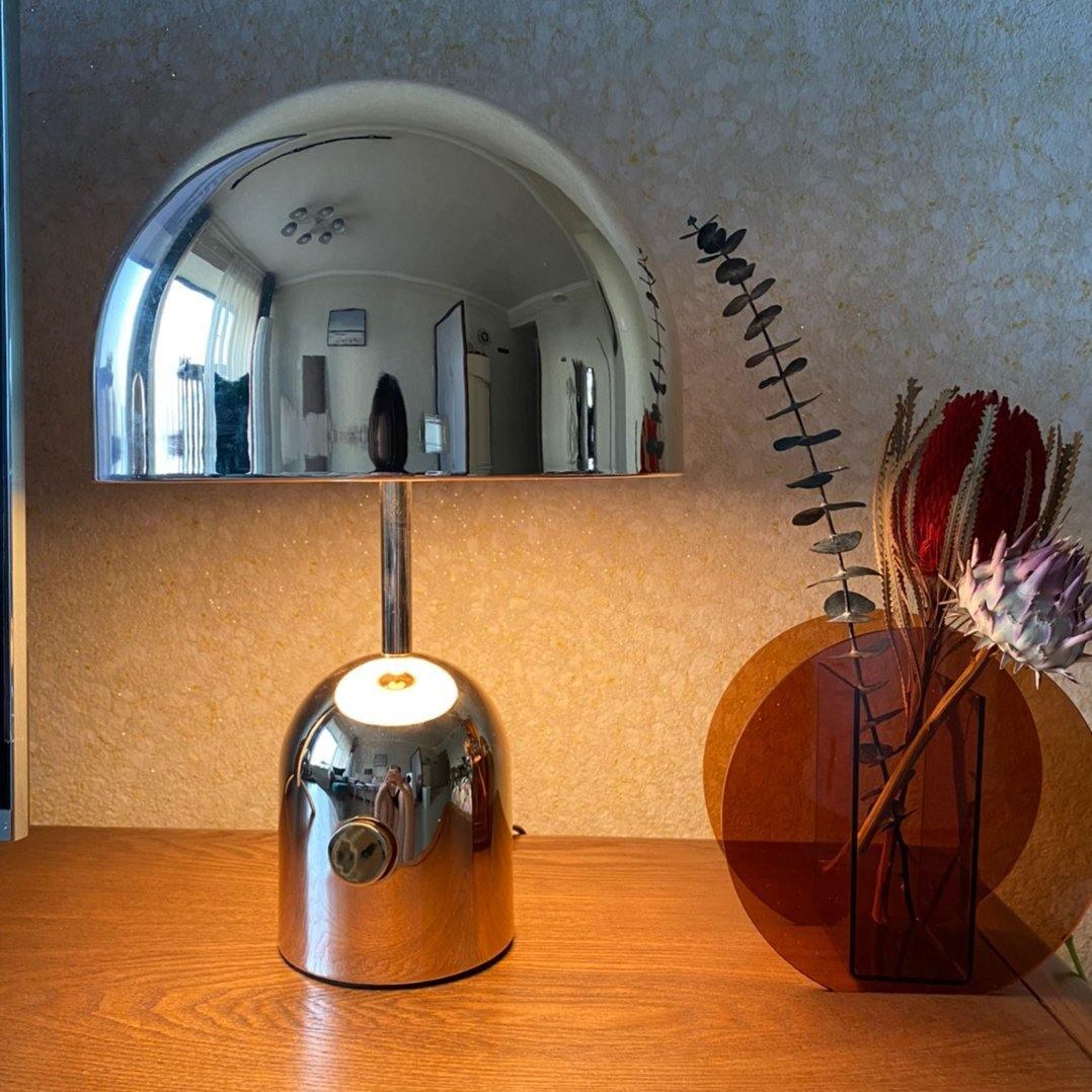 Modern Metallic Dome Iron Table Lamp