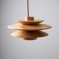 Wooden Cascade Pendant Light