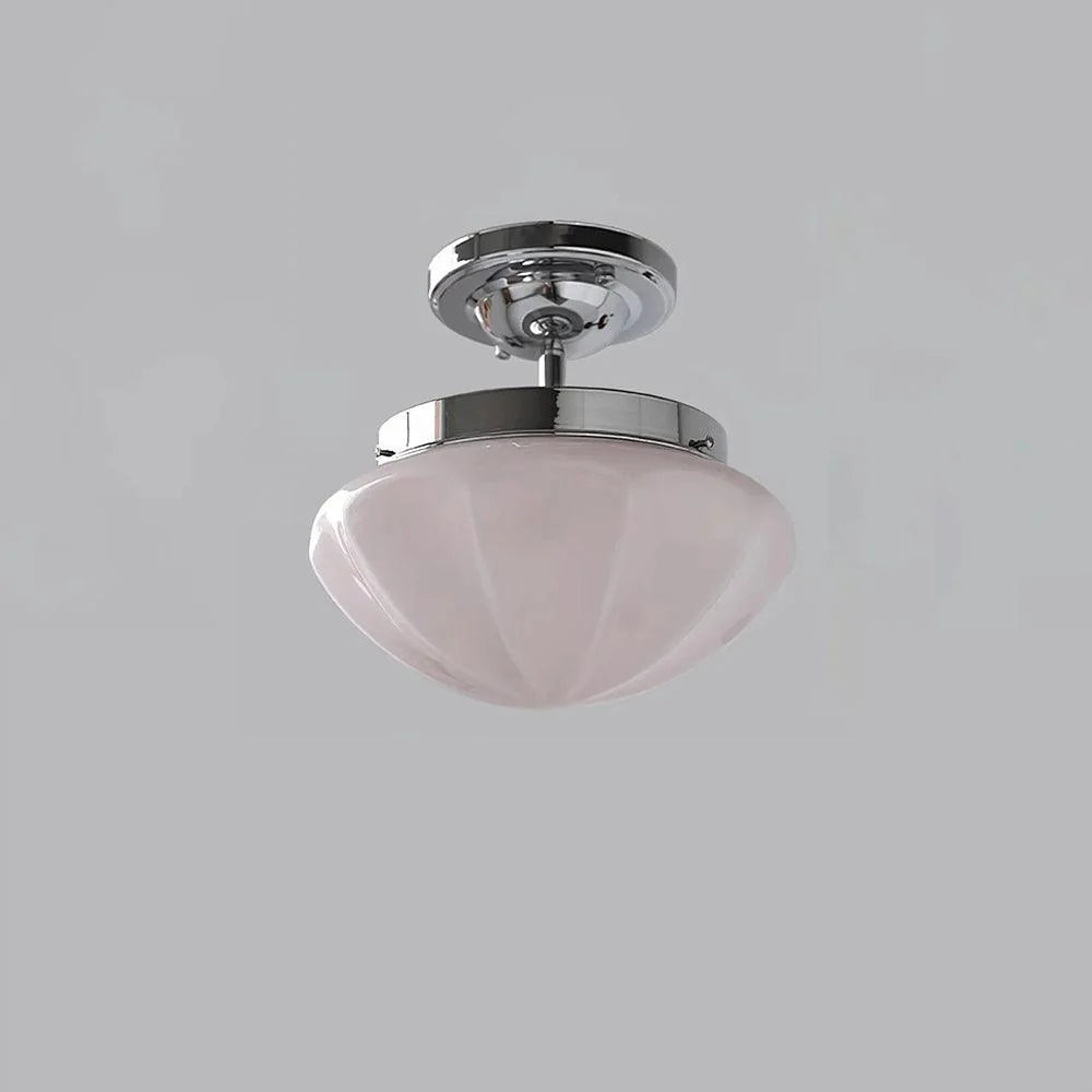 Elegant Sleek Dome Glass Ceiling Lamp